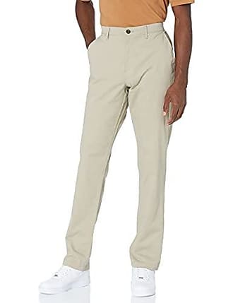 Essentials Pantalon extensible pour homme Coupe ajustée Treillis 