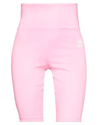 ADIDAS ORIGINALS WOMEN'S Pink LUXE TREFOIL Biker Shorts TIGHTS