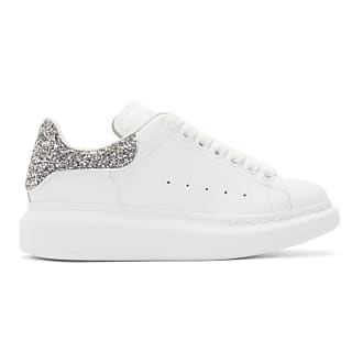leather alexander mcqueen trainers womens