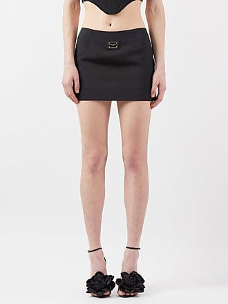 Dolce & Gabbana monogram-jacquard Mini Skirt - Brown