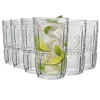 Bormioli Rocco Officina1825 Cooler Glass, Set of 4, 16 oz, Clear