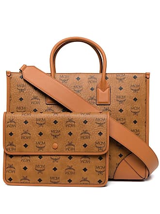 MCM: tote bags for woman - White  Mcm tote bags MWPDSLR02 online