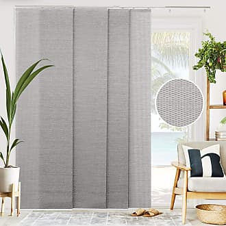 Chicology Vertical Blinds, Room Divider, Door Blinds,Blinds for Sliding Glass Doors, Temporary Wall, Closet Curtain, Room Door, Woven Gray (Natural Woven) W:46-