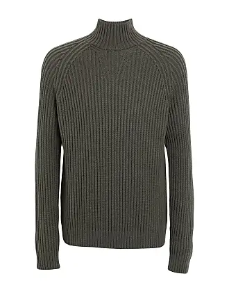 BOSS - Ribbed sweater with funnel neckline