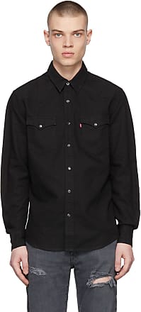 levis denim black shirt