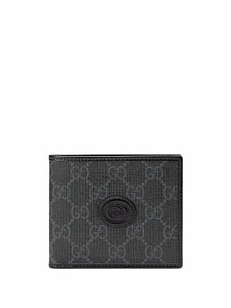 Gucci Kingsnake Print GG Supreme Wallet, Black, GG Canvas