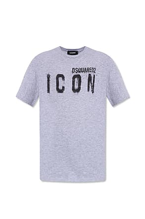 XS RRP $280 Details about   Dsquared2 T-shirt White Cotton Logo Print Henley Mens Top Sweater s 