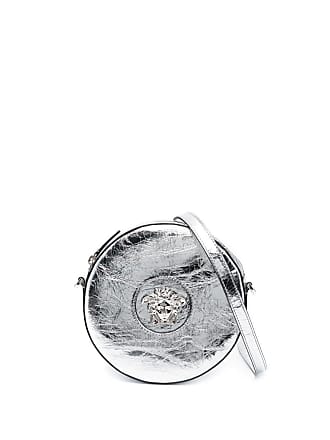 Versace Men's La Medusa Silver Baroque Crossbody Bag