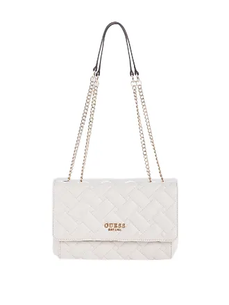 NEW GUESS Women's Logo Chain Handle Large Tote Bag Satchel Handbag - White  Multi | eBay