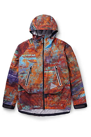 Padded Fleece and Pertex Hooded Jacket