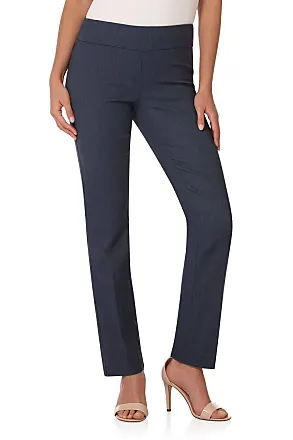Rekucci Women's Secret Figure Pull-On Knit Straight Pant w/Tummy Control  (12, Navy) : : Clothing, Shoes & Accessories