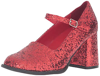 Ellie Shoes Womens 300-Eden-G Maryjane Pump, Red Glitter, 7 M US