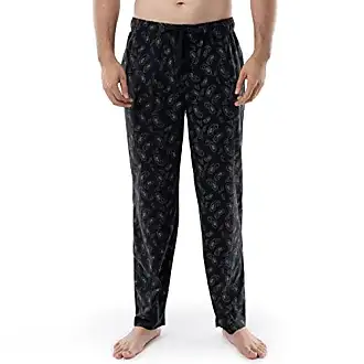 Van Heusen mens Silky Fleece Sleep Pajama Pant, Navy/Blue Plaid, X