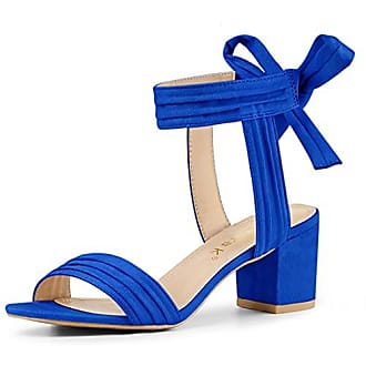 Damen Schuhe Absätze Sandaletten sandalen in Blau Office hardware 