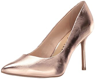 Katy Perry Women's The Sissy Pump 7.5 Silver Hammered Embossed 