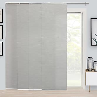 Chicology Room Divider Vertical Patio, Sliding Glass Door Blinds, W:46-86 x H: Up to-96 inches, Slate (Light Filtering)