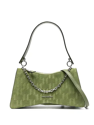 Karl Lagerfeld K/Seven monogram-debossed Shoulder Bag - Green