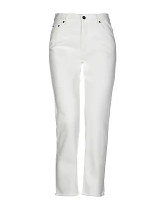 CELINE Women Bootcut Pants Silver Viscose Blend Wide Leg Trousers Size FR  40 L
