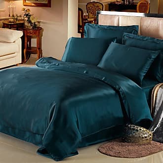 104 x 92 Light Blue LilySilk 1002-09-USKN 19 Momme Silk Duvet/Quilt/Comforter Cover King
