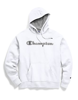 black and white champion hoodie