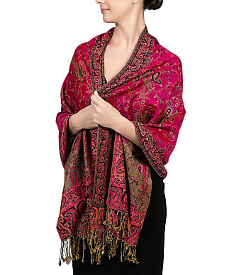 Achillea Large Soft Silky Pashmina Shawl Wrap Scarf in Solid Colors