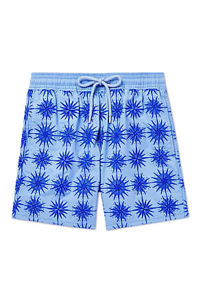 Vilebrequin - Men - Man Slim-Fit Short-Length Swim Shorts Blue - L