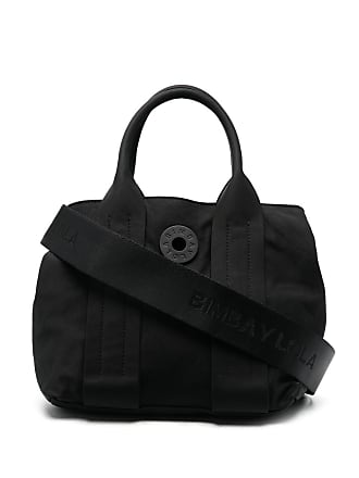 Bimba y Lola large Chimo logo shopper bag, Black