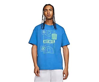 Nike Men's Chicago Bulls Long Sleeve T-Shirt 100% Polyester 941268 Blue  (Large)