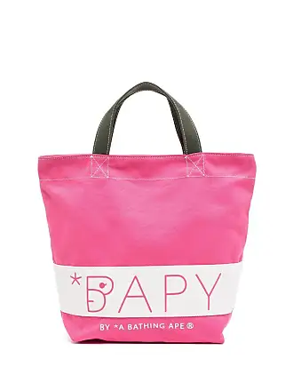 BAPY By A BATHING APE Women's Monogram Handbag Tote Bag Denim Fabric From  Japan 