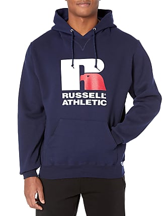 Russell Athletic Printed Logo Mens Hoody Grey 