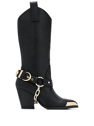 versace crotch high boots