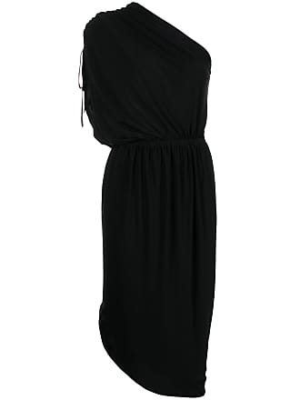 Halston Heritage Bev one-shoulder jersey dress - women - Spandex/Elastane/Polyester - 2 - Black