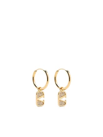 Valentino V-Logo Hoop Earrings – Rent a Dress