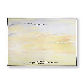 Graham & Brown Midsummer Glow Wall Art, Yellow/Grey