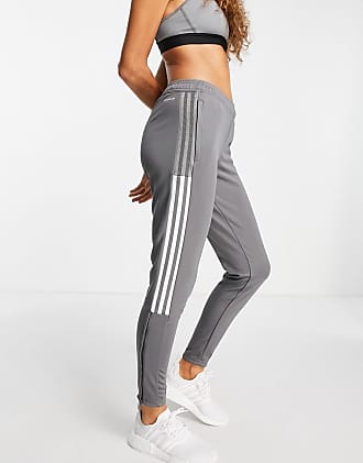 gray adidas pants womens