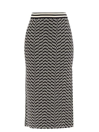 Ladies Grey Black White Zip Jacquard Skirt Work Size 10 12 W6.2 