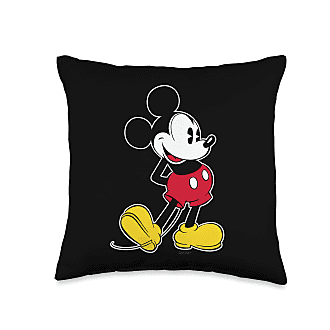 Disney Walt World 50th Anniversary Mickey and Friends Throw Pillow, 1 Count  (Pack of 1), Multicolor