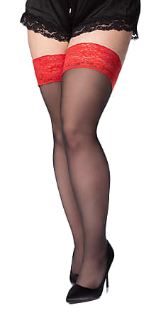 Romartex Fishnet Hold Up Stockings With Lace