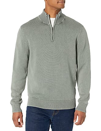 Grey for Men FRIZMWORKS Cotton Quarter Zip Sweat in Light Grey Mens Clothing Sweaters and knitwear Zipped sweaters 