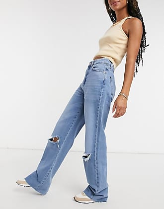 Damen Kleidung Jeans Jeans mit hoher Taille Stradivarius Jeans mit hoher Taille Stradivarius mom slim Jeans 