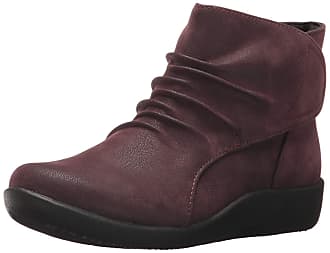 clarks suede ankle boots ladies
