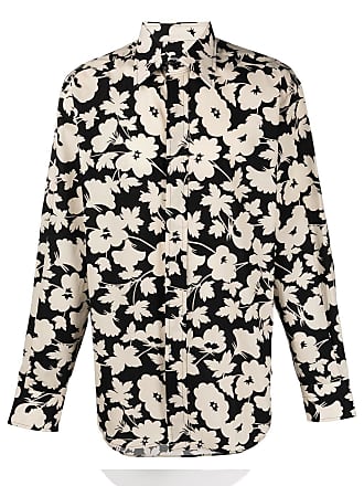 Tom Ford floral-print shirt - men - Cotton/Cupro - 37 - Black