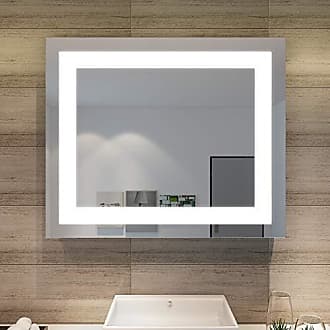 50cm Badspiegel mit Beleuchtung IP44 Wohnen & Einrichten Wohnaccessoires Spiegel Badspiegel 