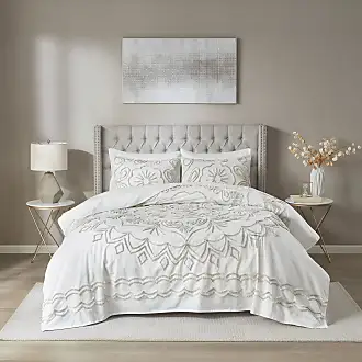  Madison Park Bellagio Cozy Comforter Set - Luxurious Jaquard  Traditional Damask Design, All Season Down Alternative Bedding with  Matching Shams, Decorative Pillow, Queen(90x90), Grey 7 Piece : Home &  Kitchen