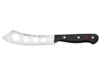 Rada Cutlery Cheese Knife Stainless Serrated Edge Steel Resin, 9-5/8  Inches, Black Handle