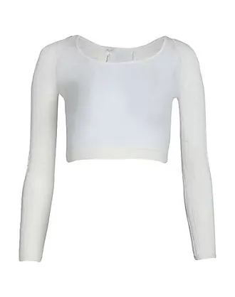 SPANX On Top and in Control - Elbow Sleeve Shaping Top - White - M
