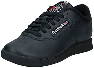 ladies black reebok trainers