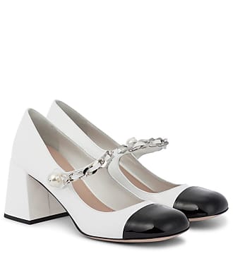 Shoes Pumps Mary Jane Pumps nine to five Mary Jane Pumps white extravagant style 