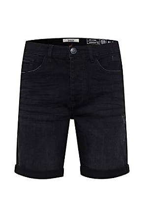 Herren Bekleidung Kurze Hosen Freizeitshorts MSGM Denim Jeans-Shorts mit Logo-Print in Schwarz für Herren 