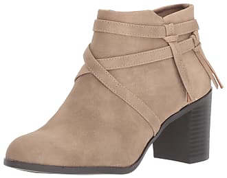 Easy Street Womens Reed Ankle Bootie, Taupe, 6.5 N US